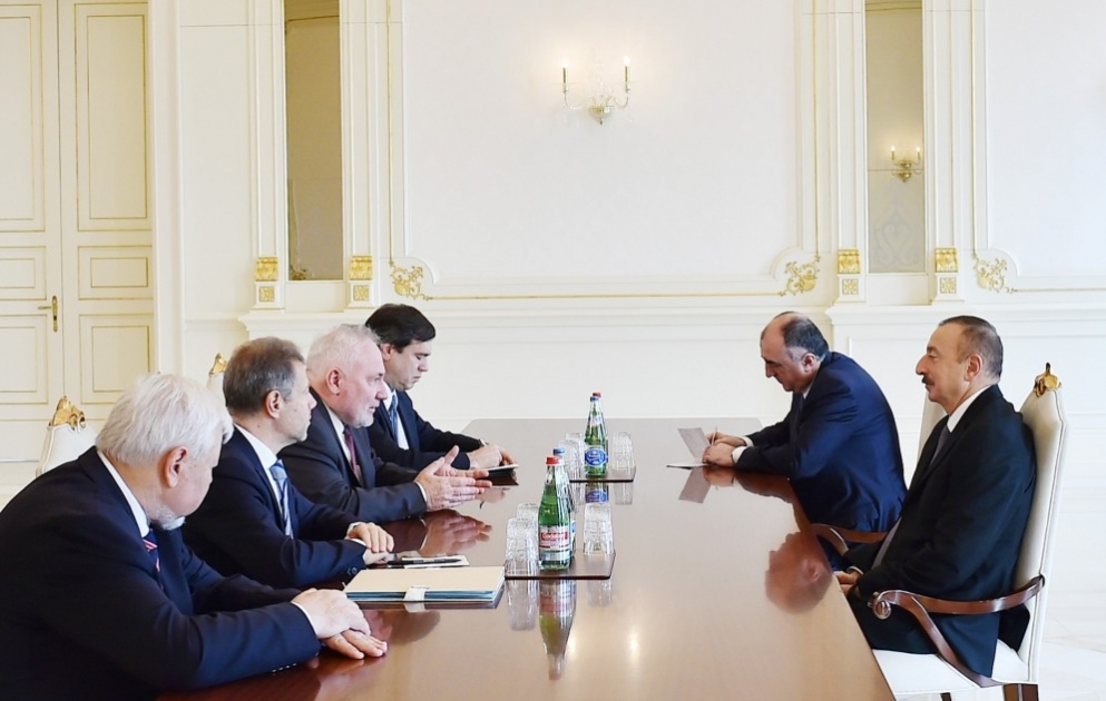 President Ilham Aliyev received OSCE Minsk Group co-chairs VIDEO