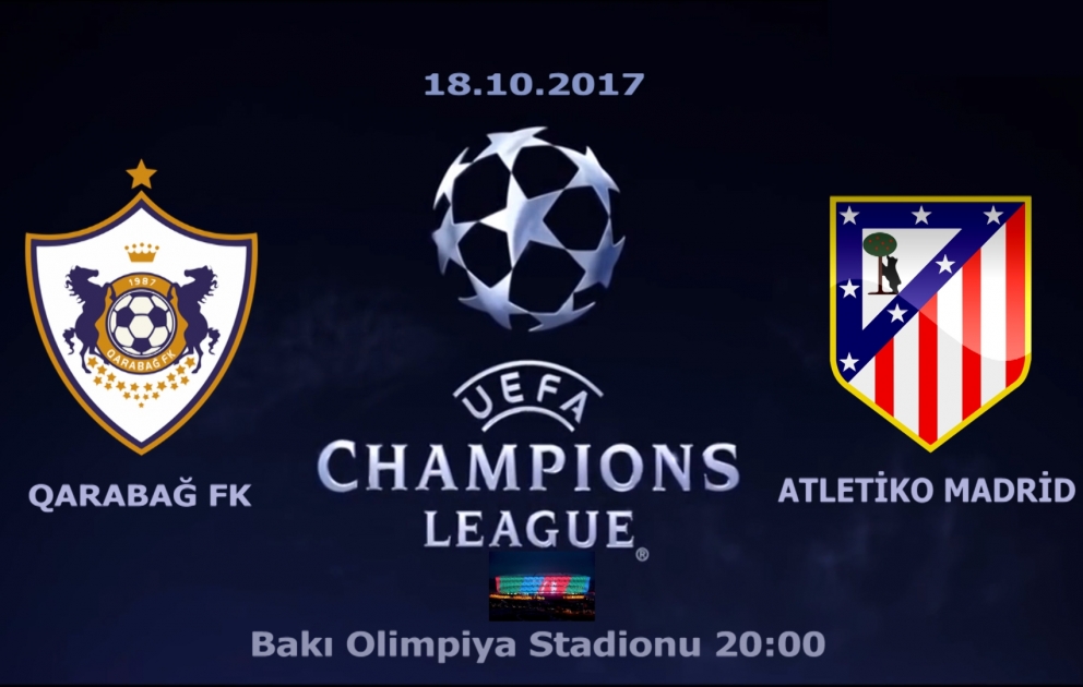 Ligue des champions de l’UEFA : le Qarabag va recevoir l’Atletico Madrid VIDEO