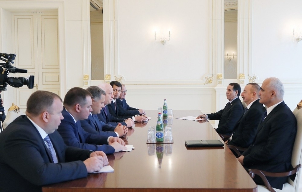 Präsident Ilham Aliyev empfängt ukrainischen Vize-Premierminister VIDEO
