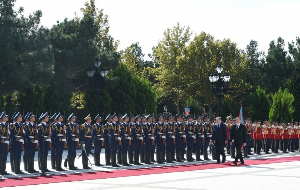 Official welcome ceremony was held for Turkish President Recep Tayyip Erdogan VIDEO