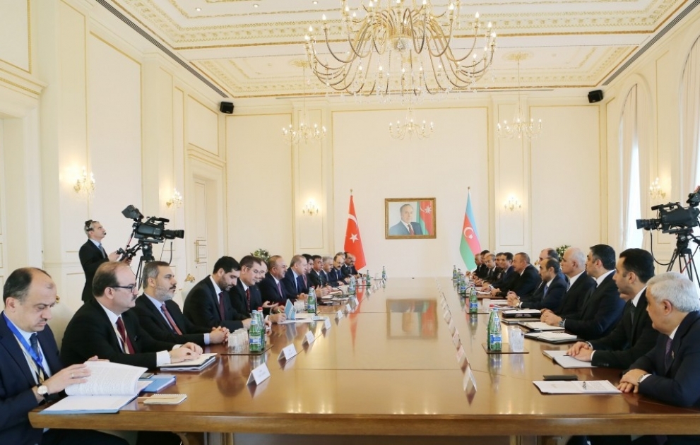Azərbaycan-Türkiyə Yüksək Səviyyəli Strateji Əməkdaşlıq Şurasının altıncı iclası keçirilib YENİLƏNİB VİDEO