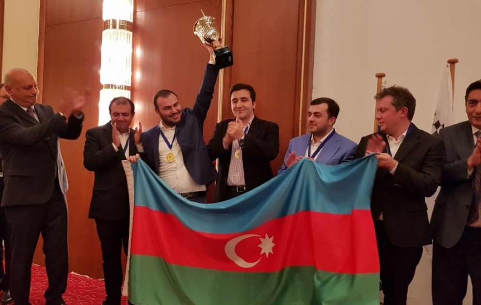 Сборная Азербайджана по шахматам стала чемпионом Европы ВИДЕО