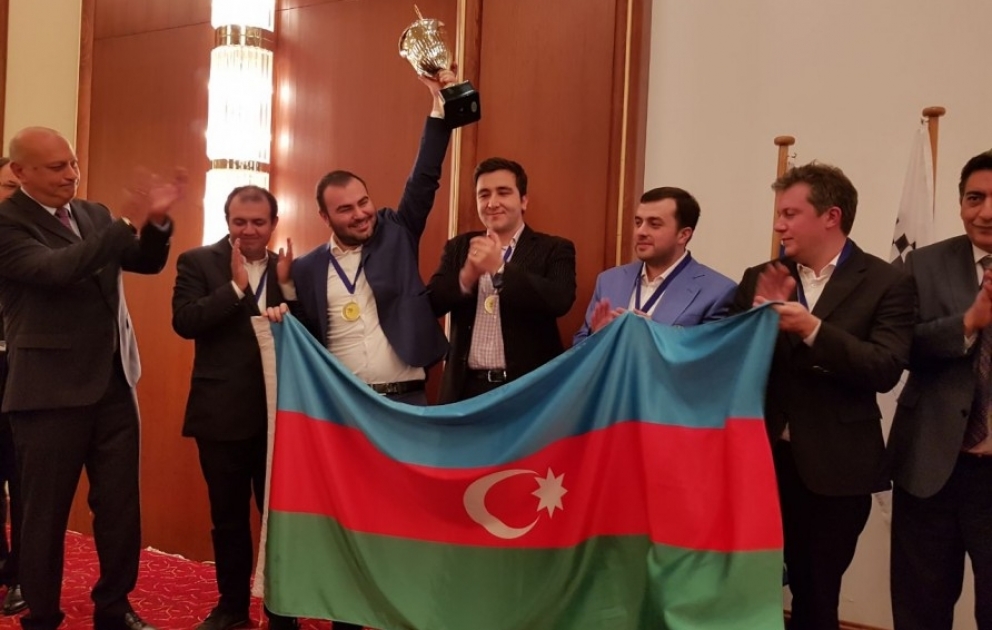 L’équipe d’Azerbaïdjan masculine d’échecs devient championne d’Europe VIDEO