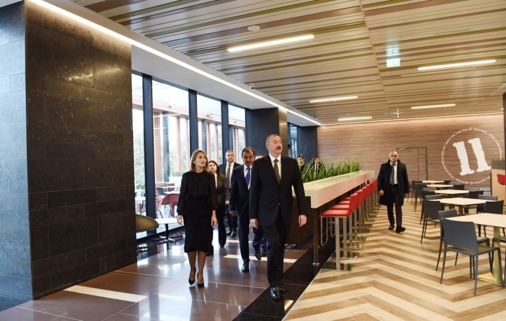 President Ilham Aliyev viewed Ganja Mall VIDEO