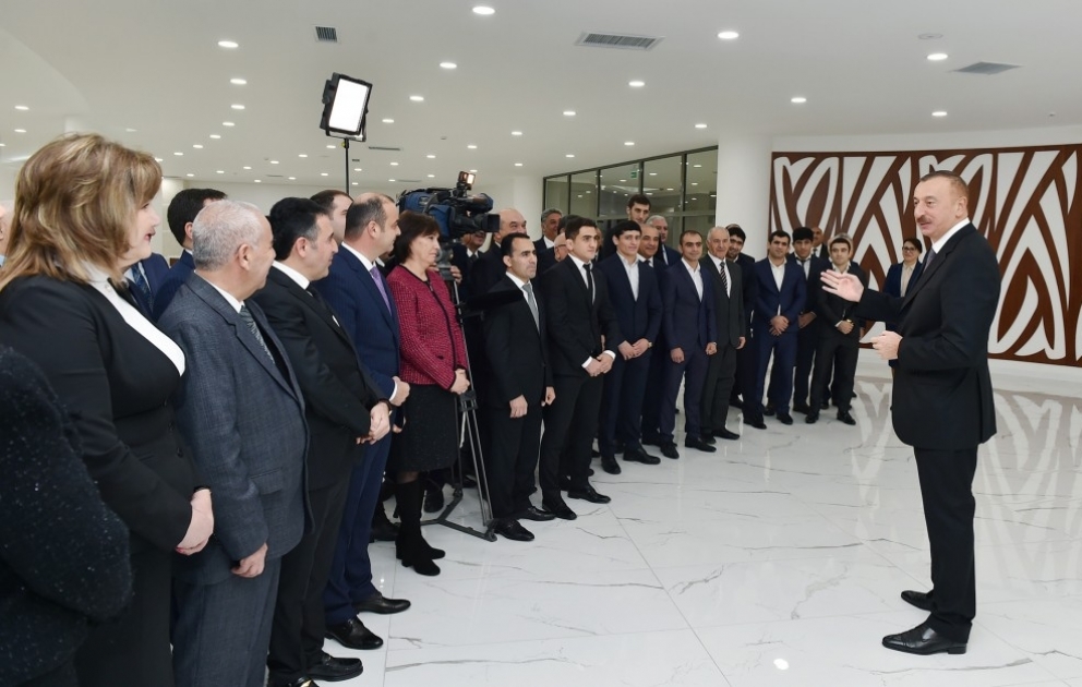 Le président Ilham Aliyev inaugure le Complexe sportif olympique d’Abchéron VIDEO