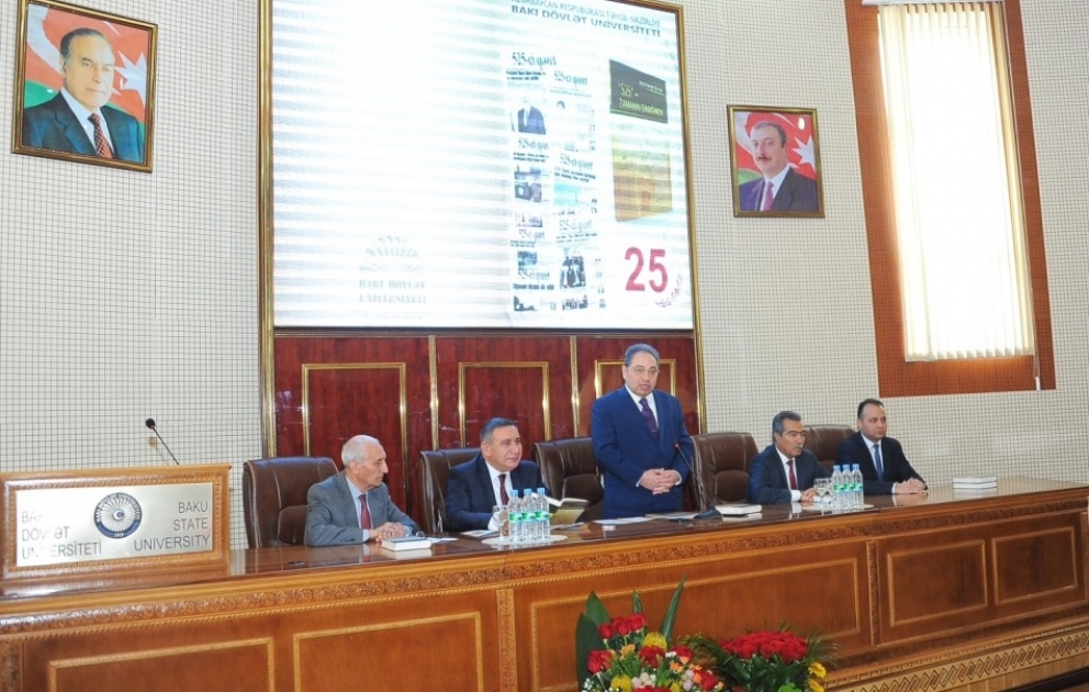 Bakı Dövlət Universitetində “525-ci qəzet”in 25 illik yubileyi qeyd olunub VİDEO