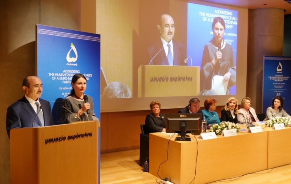 Afinada “Avro–Aralıq dənizi tərəfdaşlığının humanitar problemlərinin həlli” mövzusunda XIII Yüksək Səviyyəli Toplantı keçirilib YENİLƏNİB VİDEO
