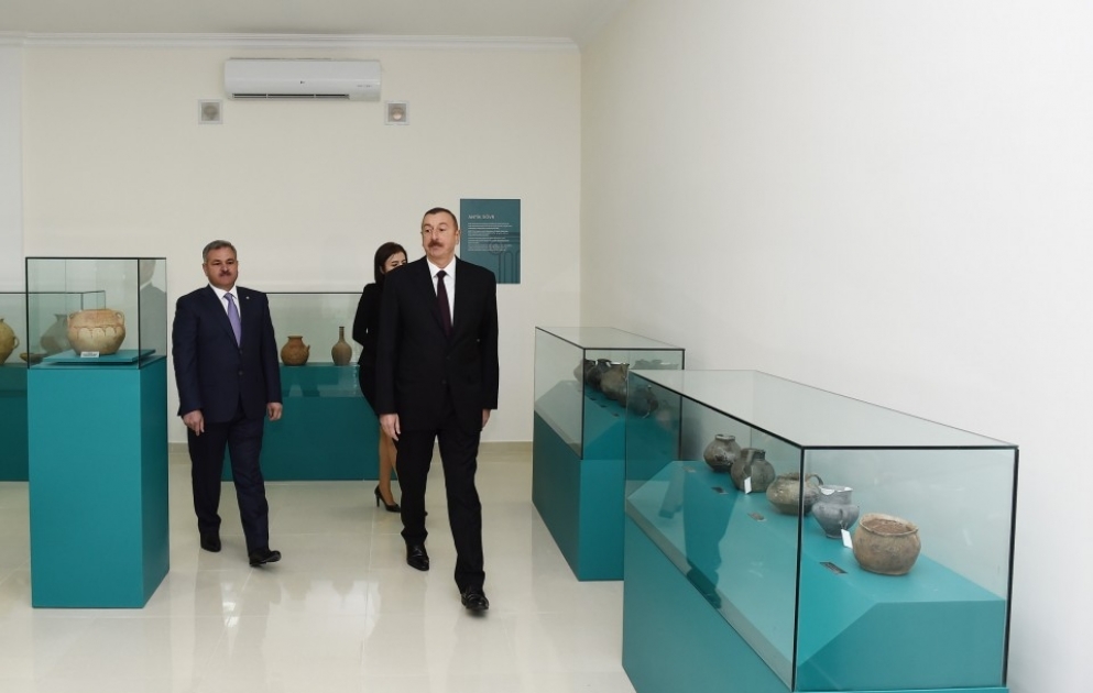 Le président Ilham Aliyev inaugure le Musée historique et ethnographique de Terter VIDEO