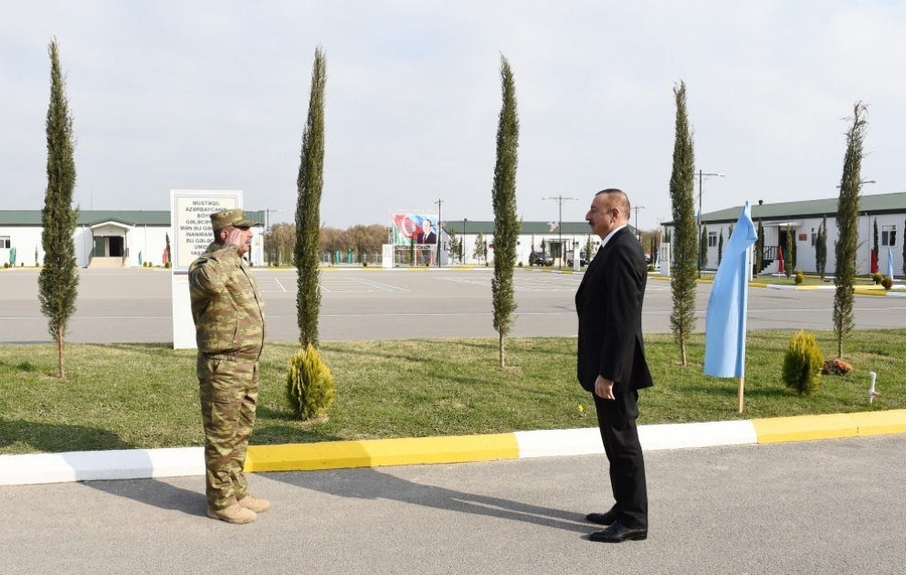 Terter: Oberbefehlshaber besucht militärische Einheit “N“ VIDEO