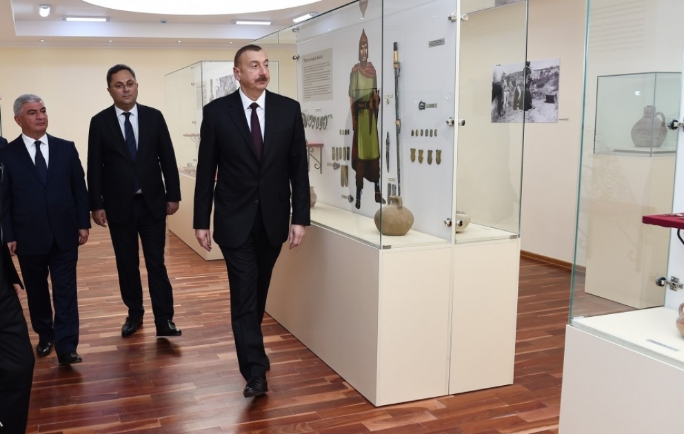 Ağcabədidə Tarix-Diyarşünaslıq Muzeyi yenidənqurmadan sonra istifadəyə verilib VİDEO