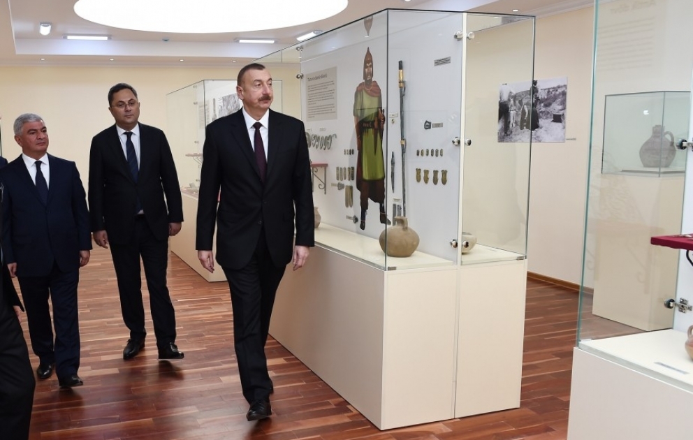 President Ilham Aliyev opened Aghjabadi Museum of History and Local Lore after renovation VIDEO