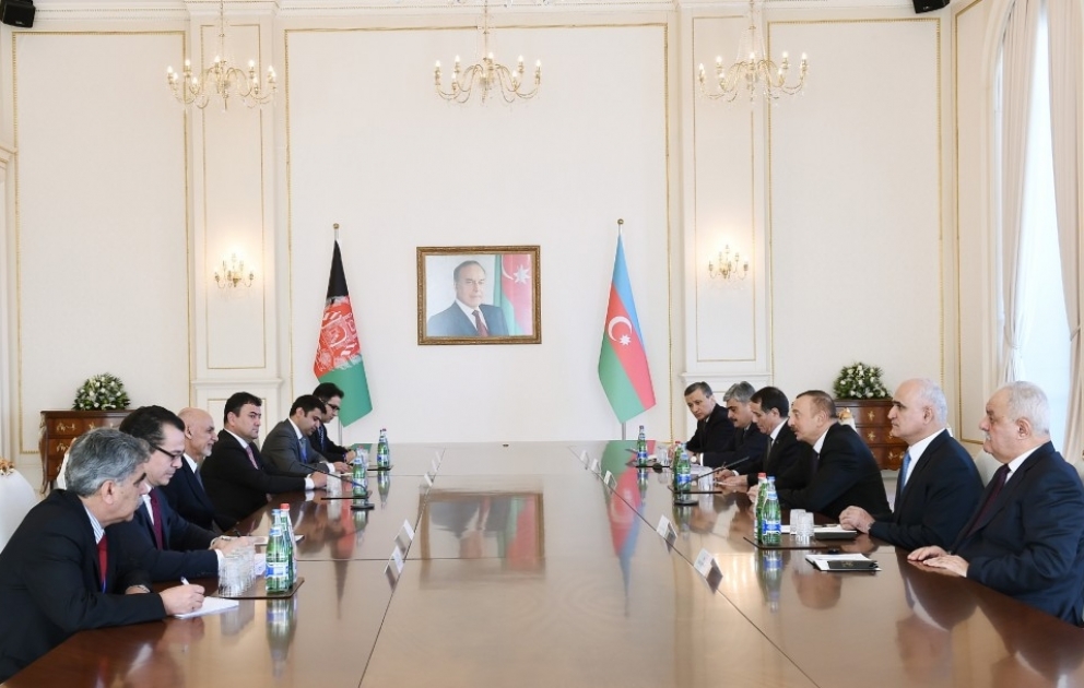 Entretien élargi des présidents azerbaïdjanais et afghan VIDEO