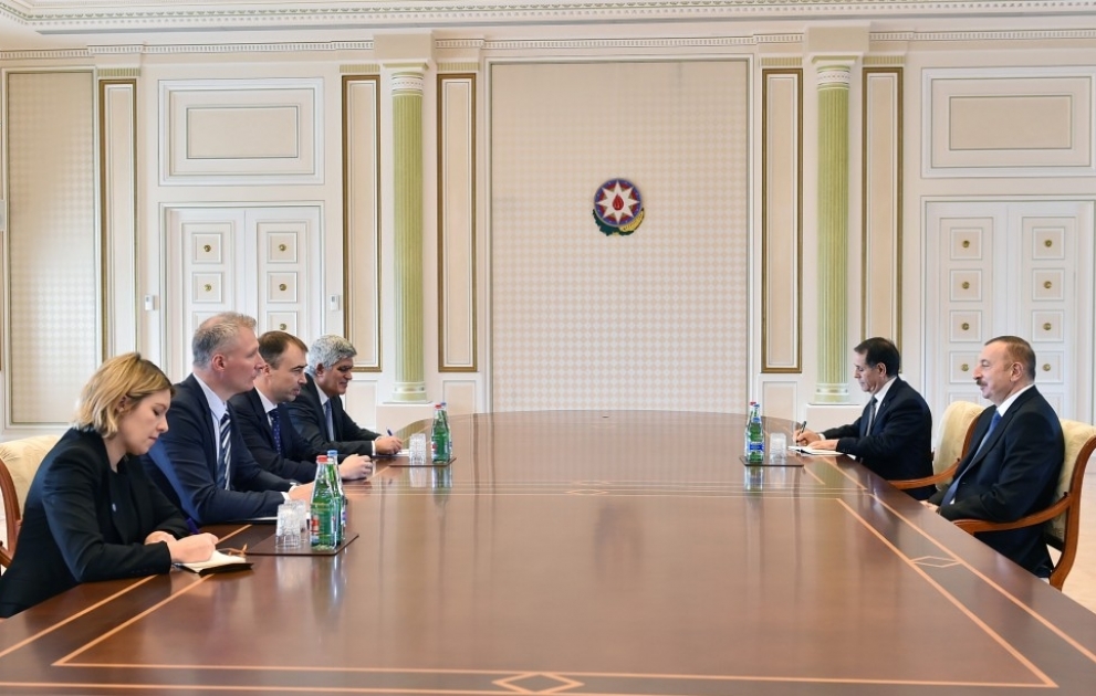 President Ilham Aliyev received EU delegation VIDEO