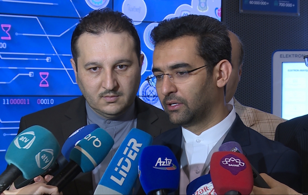 İran naziri: Rabitə və telekommunikasiya sahəsinin inkişafı Azərbaycan iqtisadiyyatının dinamik inkişaf etdiyinin bariz nümunəsidir VİDEO
