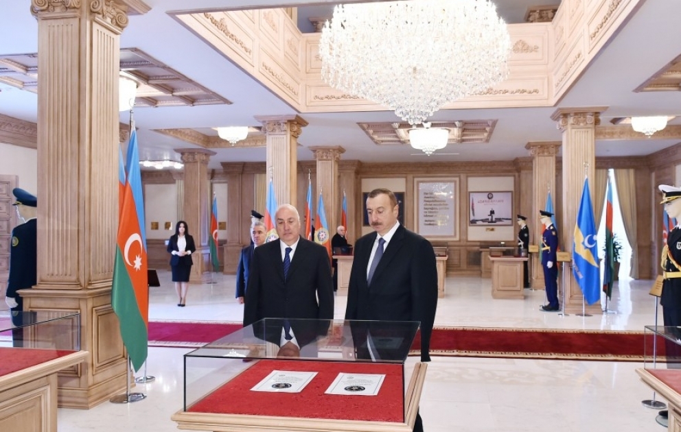 Sumqayıtda Bayraq Muzeyinin açılışı olub  YENİLƏNİB VİDEO