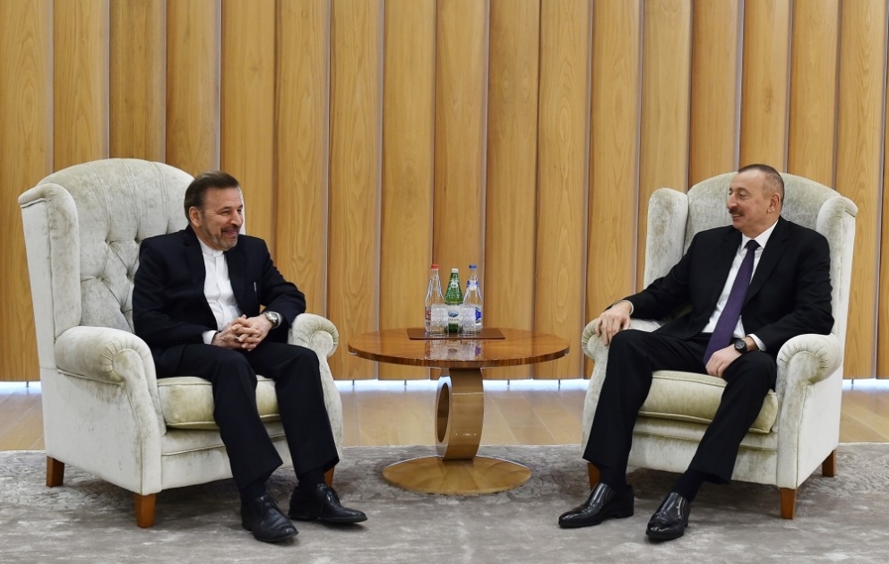 Aserbaidschans Präsident Ilham Aliyev empfängt Leiter von Präsidialamt des Iran VIDEO