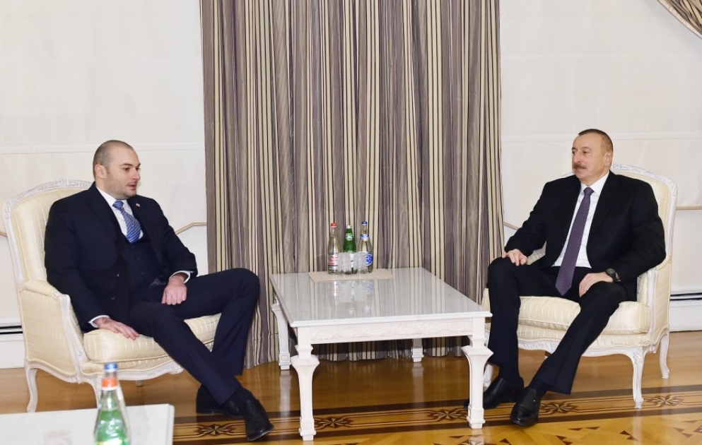 Prezident İlham Əliyev Gürcüstanın maliyyə nazirini qəbul edib YENİLƏNİB VİDEO