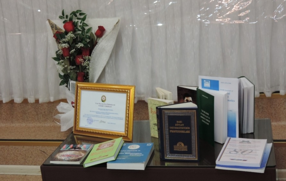 Ucarda riyaziyyatçı alim Nadir Süleymanovun 85 illik yubileyi qeyd olunub VİDEO