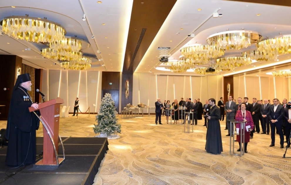 Bakıda Milad bayramı münasibətilə qəbul təşkil edilib VİDEO