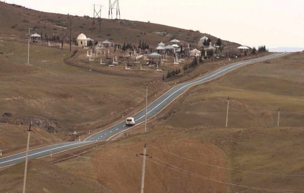 Tovuzda 3 istiqamət üzrə 11 kilometr avtomobil yolu yenidən qurulub VİDEO