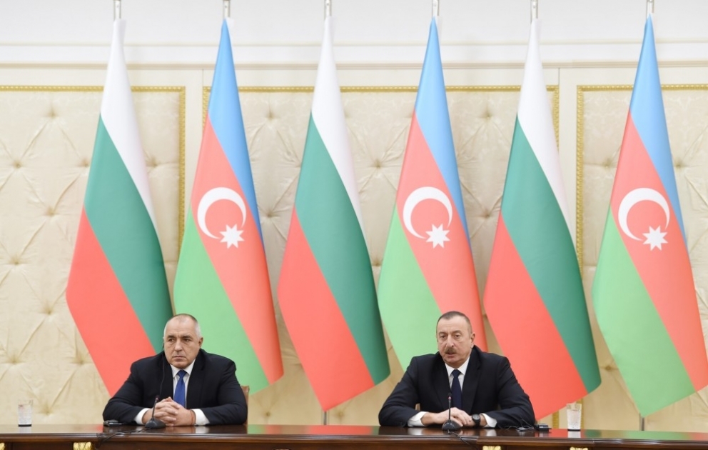 Gemeinsame Presseerklärung von Präsident Ilham Aliyev und dem bulgarischen Ministerpräsidenten Bojko Borissow VIDEO