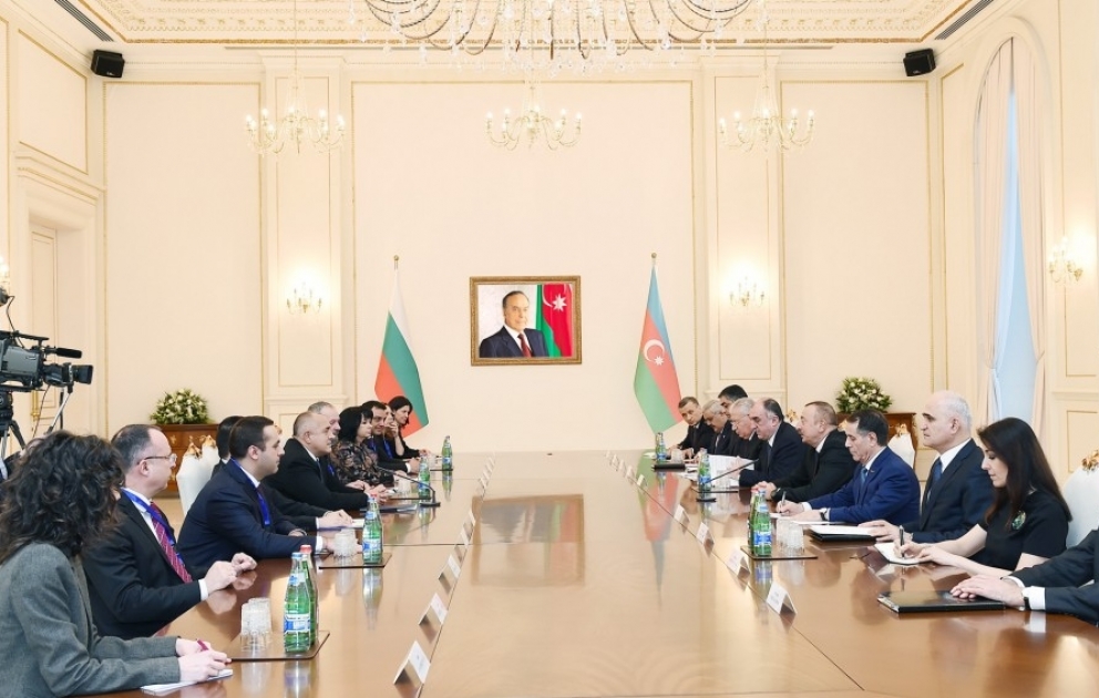 Entretien élargi du président Ilham Aliyev et du Premier ministre Boïko Borissov VIDEO