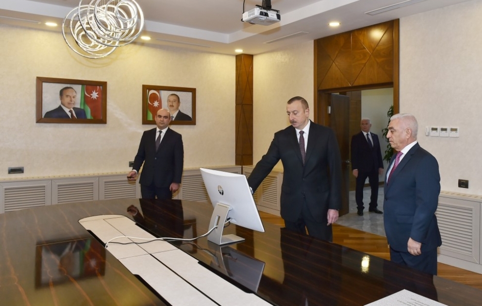 President Ilham Aliyev inaugurated administrative building and substations of Baku Distribution Network VIDEO