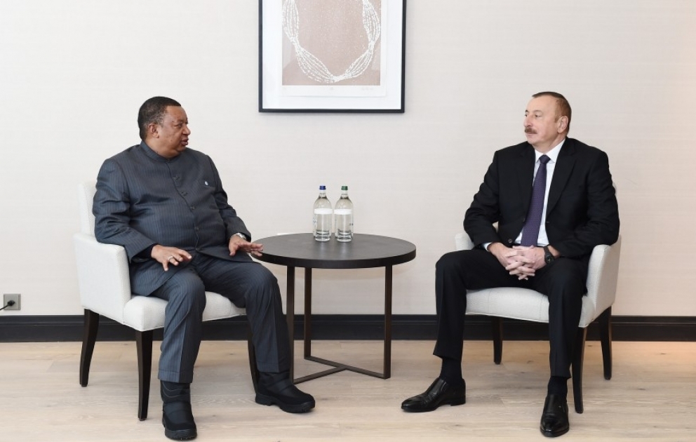 Davos : entretien du président Ilham Aliyev avec le secrétaire général de l’OPEP VIDEO