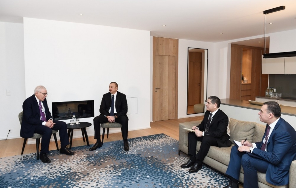 Entretien du président Ilham Aliyev avec le co-fondateur et co-président exécutif de Carlyle Group VIDEO