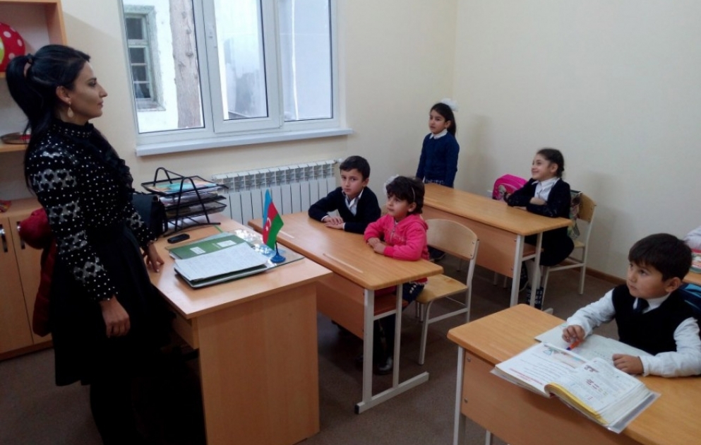 Şabranın Xırdaoymaq kəndində yeni modul tipli məktəb binası istifadəyə verilib VİDEO