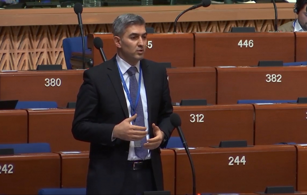 AŞPA-da azərbaycanlı deputatın məruzəsi qəbul edilib VİDEO