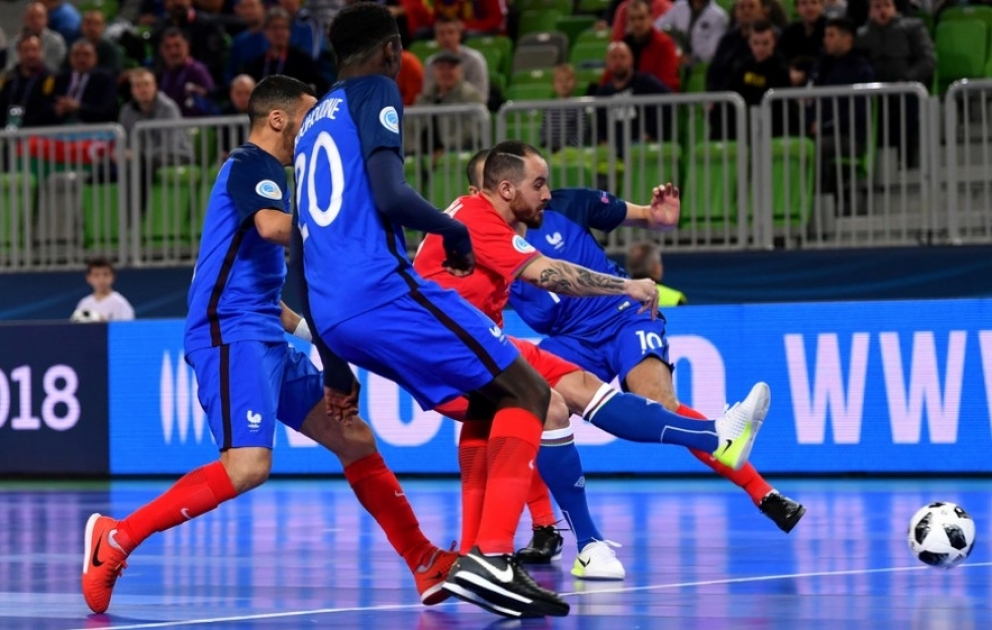 Futzal üzrə Azərbaycan millisi Avropa çempionatının dörddəbir final mərhələsinə vəsiqəni təmin edib VİDEO