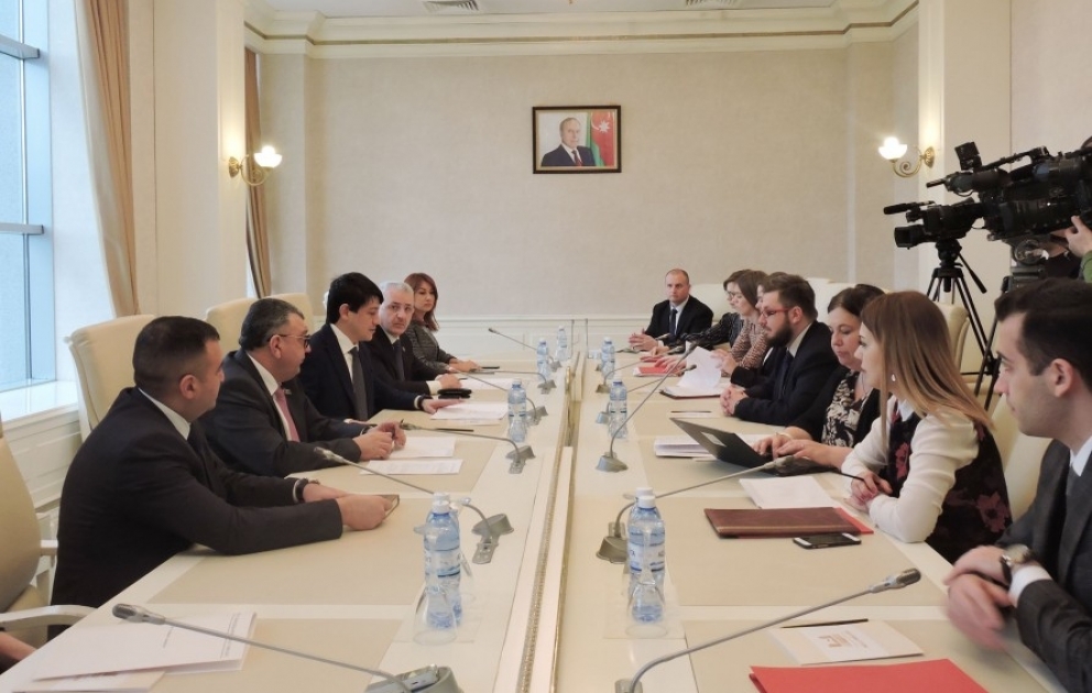 Avropa Şurasının Antidopinq Konvensiyasının monitorinq qrupu Milli Məclisdə olub VİDEO