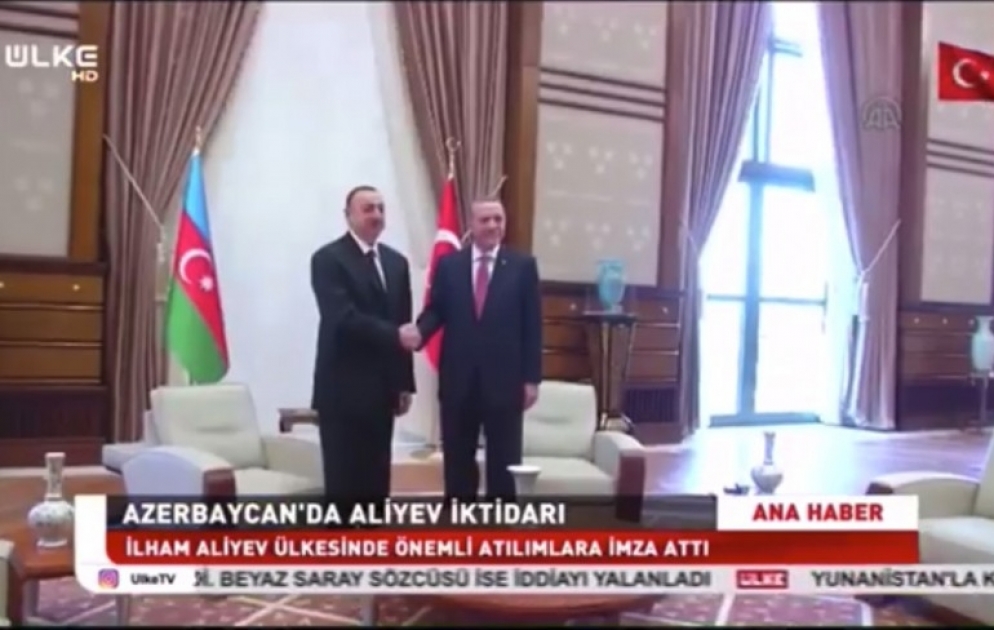 Turkish Ulke TV channel broadcasts reportage on presidential elections to be held in Azerbaijan VIDEO