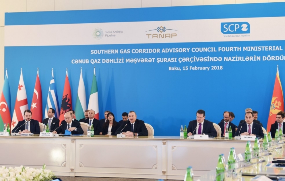 La 4e réunion ministérielle du Conseil consultatif sur le Corridor gazier Sud se tient à Bakou VIDEO