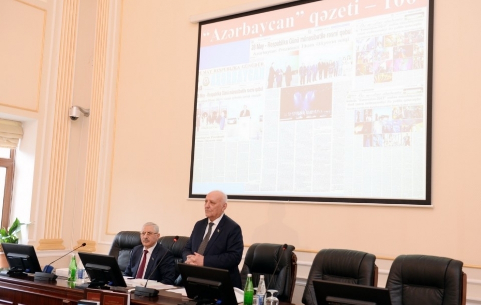Azərbaycan Xalq Cümhuriyyətinin tarixinin öyrənilməsində “Azərbaycan” qəzetində dərc olunmuş materialların böyük əhəmiyyəti var VİDEO