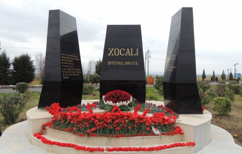 Horadizdə Xocalı soyqırımı abidəsi açılıb VİDEO