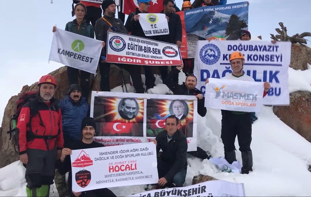 Türkiyəli alpinistlər: Qarabağ azad olunduqdan sonra oradakı zirvələrə də çıxmaq istəyirik VİDEO