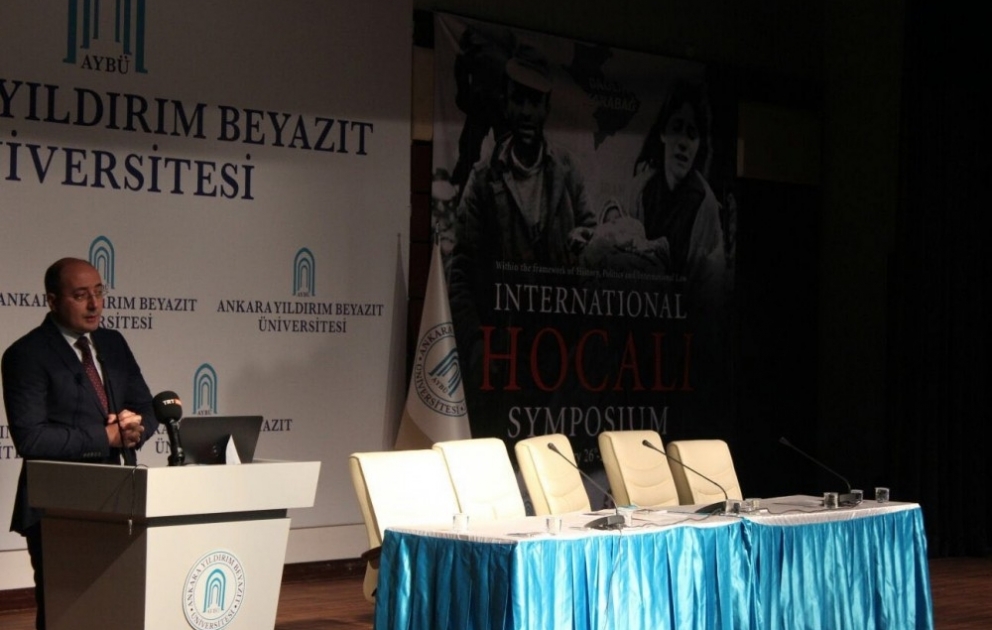 Yıldırım Bəyazid Universitetində Xocalı soyqırımının ildönümü ilə bağlı beynəlxalq simpozium keçirilib VİDEO