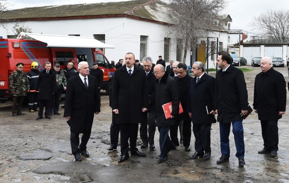Le président Ilham Aliyev s’est rendu au Centre de toxicomanie à la suite d’un incendie meurtrier VIDEO