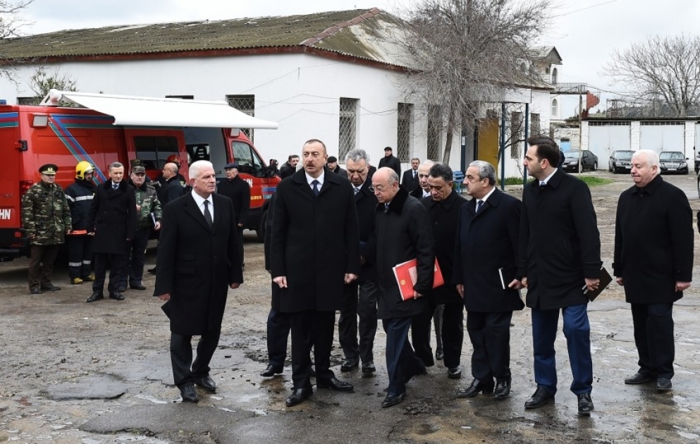 President Ilham Aliyev visited fire-hit Republican Drug Rehabilitation Center VIDEO