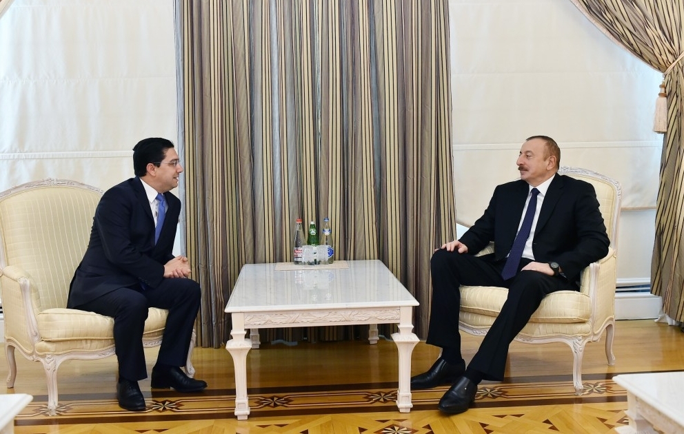 Aserbaidschans Präsident Ilham Aliyev empfängt marokkanische Delegation VIDEO