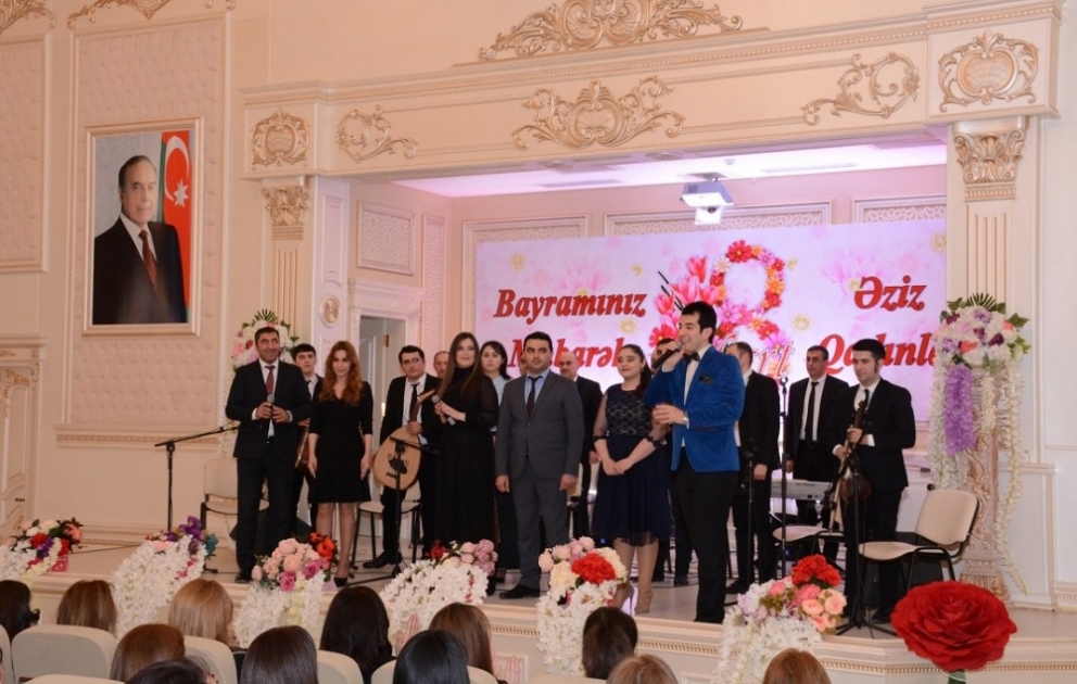 Xırdalan şəhərində Beynəlxalq Qadınlar Günü münasibətilə bayram şənliyi təşkil edilib VİDEO
