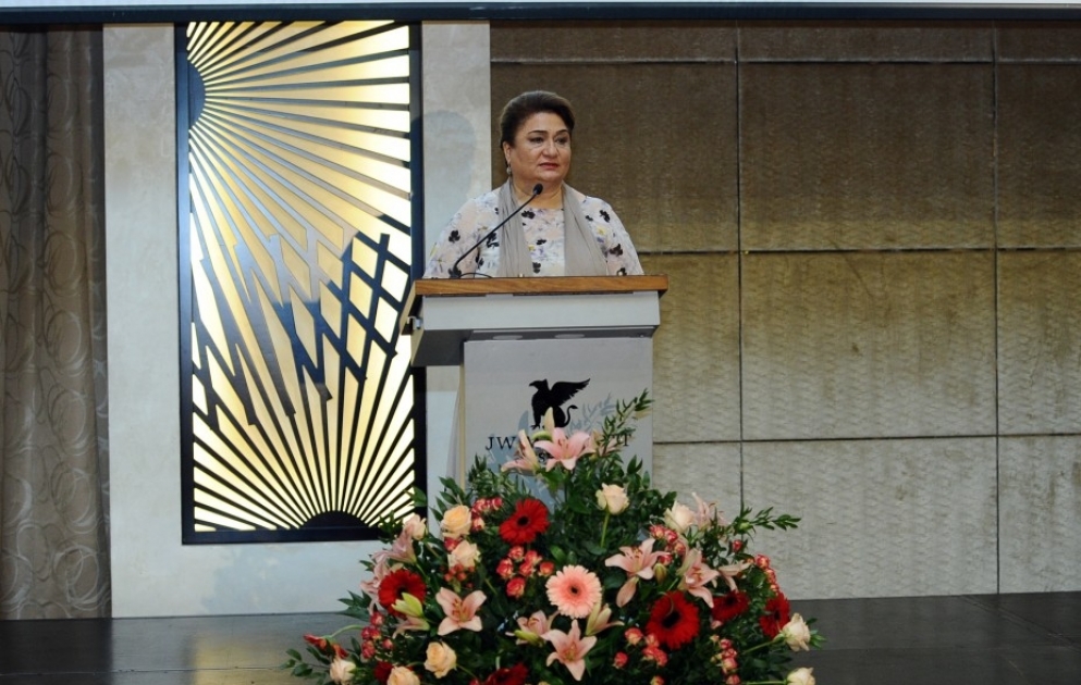 Hicran Hüseynova: Qadınların cəmiyyətdə layiqli yer tutması dövlətimizin siyasətinin prioritetlərindən biridir VİDEO