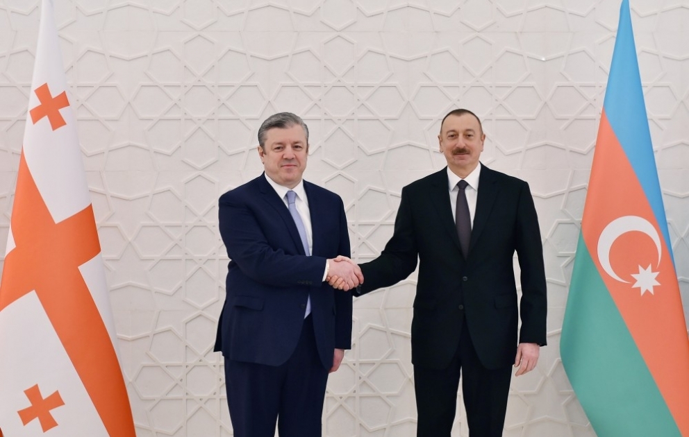 Entretien du président azerbaïdjanais avec le Premier ministre géorgien VIDEO