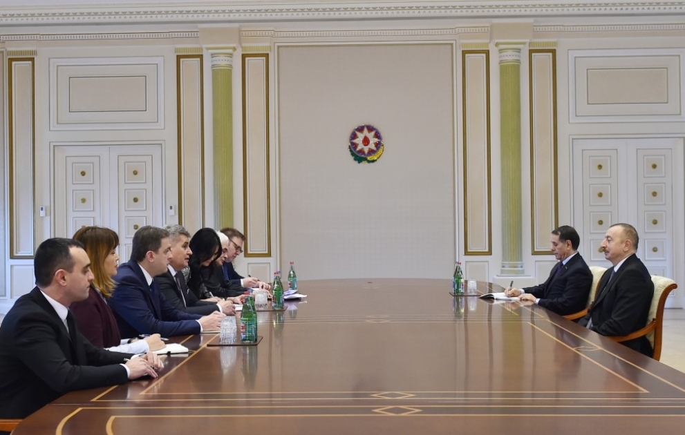 President Ilham Aliyev received delegation led by president of Montenegrin Parliament VIDEO