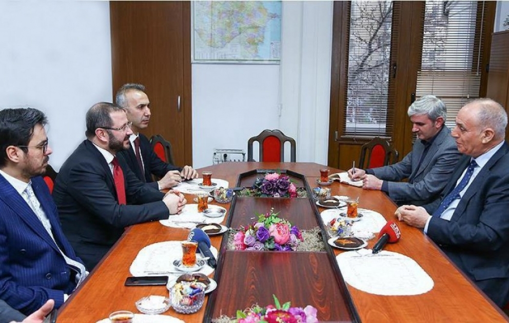 Les dirigeants de l’agence Anadolu et de la chaîne de télévision TRT reçus à l’AZERTAC VIDEO