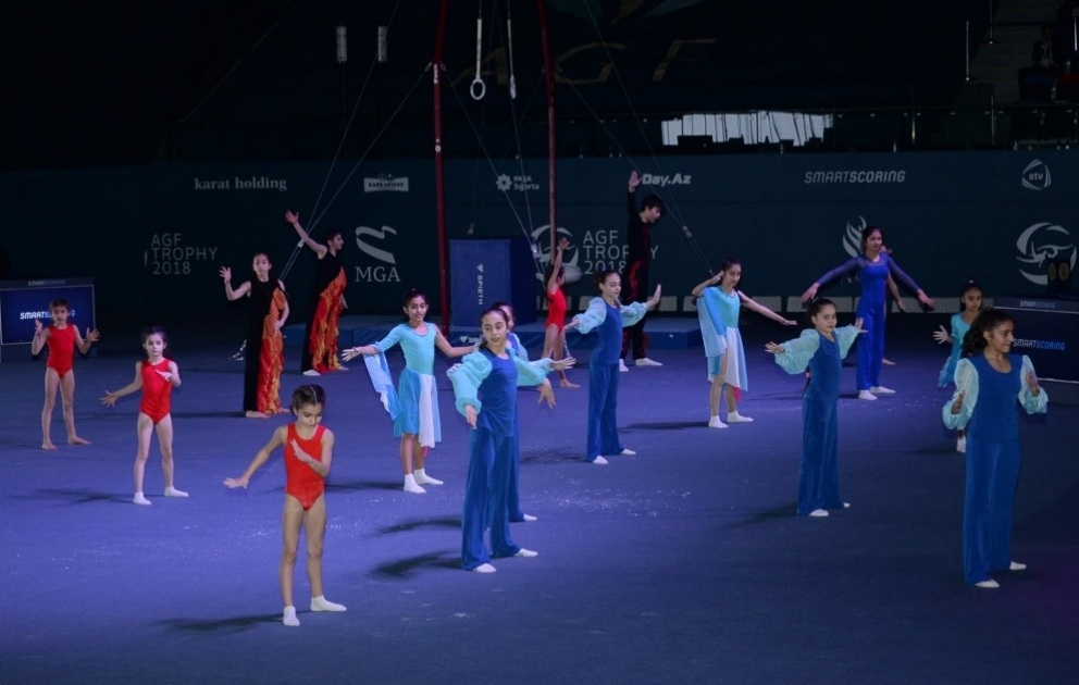 İdman gimnastikası üzrə dünya kuboku yarışlarının təntənəli açılış mərasimi olub VİDEO