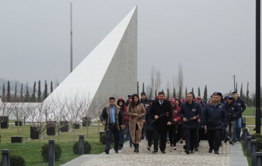 Tur-aksiya iştirakçıları Qubada ermənilərin törətdikləri soyqırımı haqqında ətraflı məlumatlandırılıblar VİDEO
