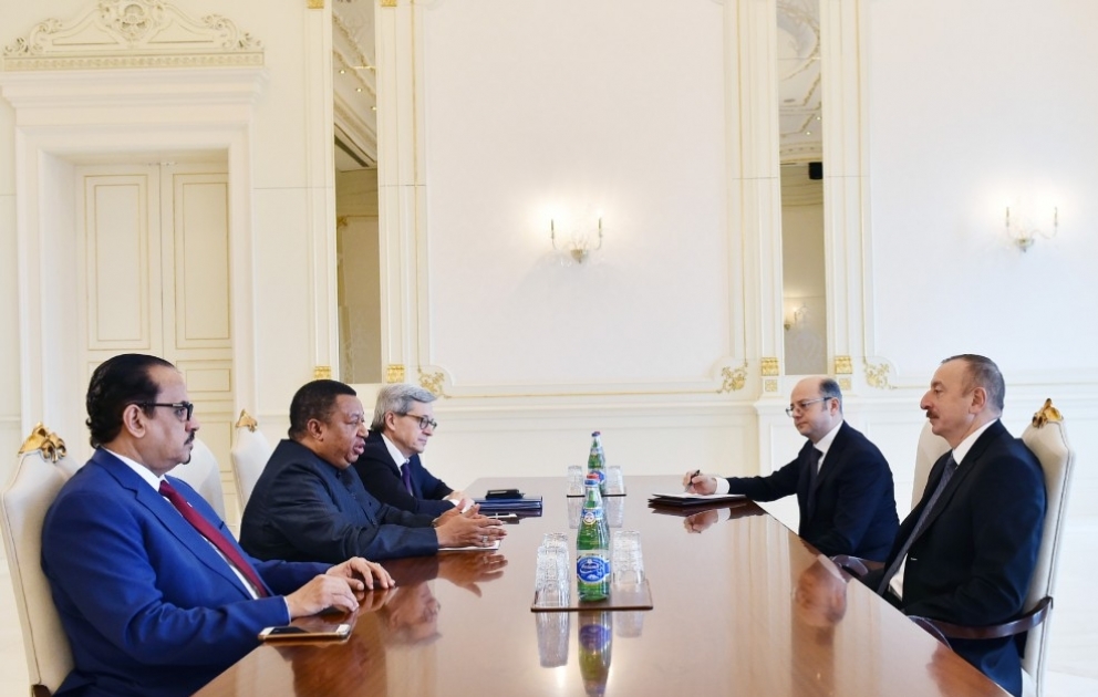 Prezident İlham Əliyev OPEC-in baş katibi ilə görüşüb YENİLƏNİB VİDEO